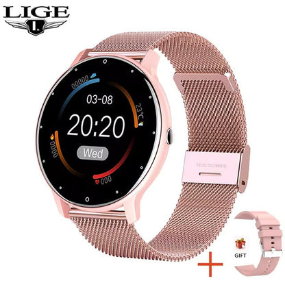 Smartwatch for Women: Full Touch Screen, Fitness Tracker for iOS and Android