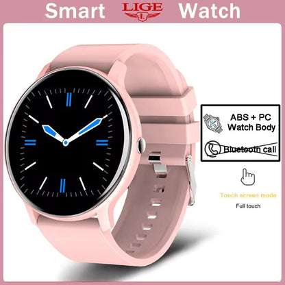 Ladies Smartwatch: Bluetooth Call, Fitness Tracker, for iOS & Android