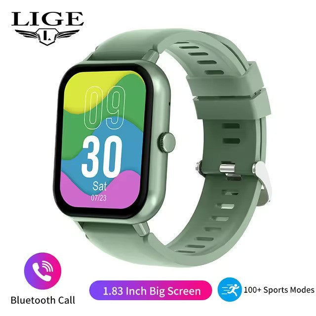 Bluetooth Call Smartwatch: Full Touch Screen, Fitness Tracker for Men & Women