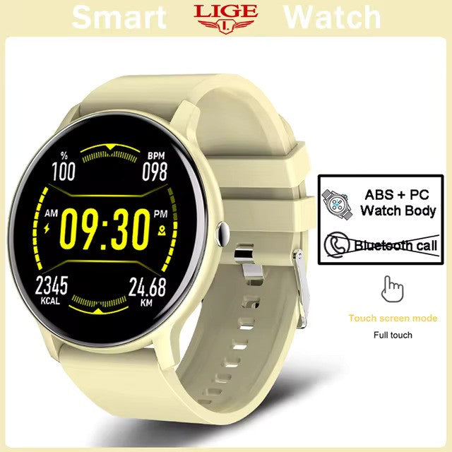 Ladies Smartwatch: Bluetooth Call, Fitness Tracker, for iOS & Android