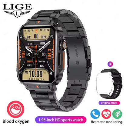 Smartwatch 1.95" Health Monitoring IP68 Waterproof Sport Fitness Watch for Men & Women