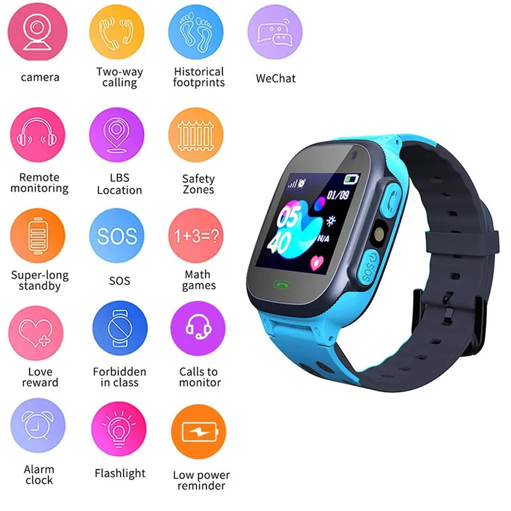 Kids Smart Watch Children GPS SOS Waterproof Smartwatch