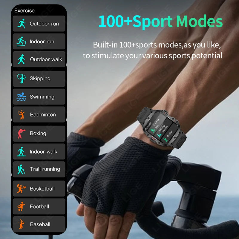 Outdoor Waterproof Smartwatch for Men