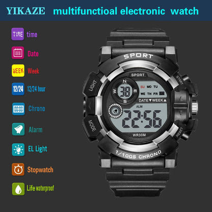 Kids Waterproof Electronic Digital Watch