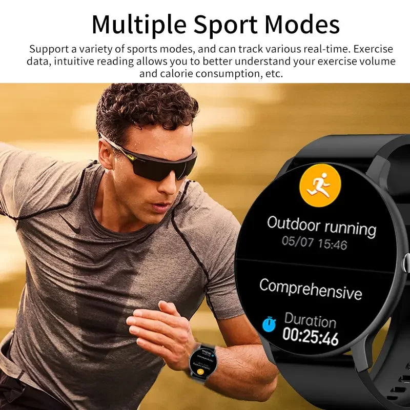 Ladies Smartwatch: Bluetooth Call, Fitness Tracker, for iOS & Android