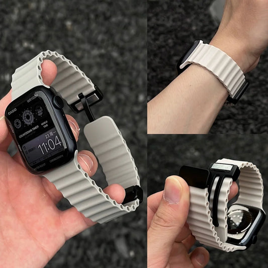 Magnetic Buckle Strap For Apple Watch Band Ultra 2