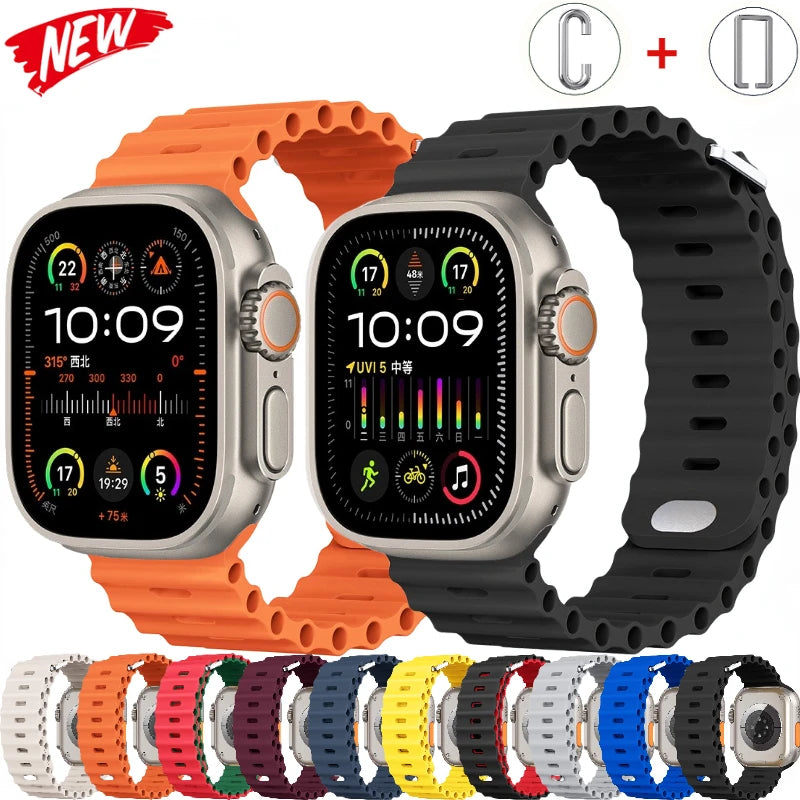 Silicon Strap For Apple Watch Ultra 2 Band