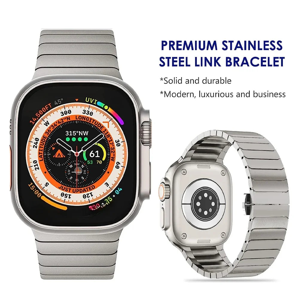 Titanium Color Band For Apple Watch