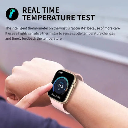 Women's Smartwatch: Full Touch Screen, Bluetooth Call, Waterproof, Sport Fitness Tracker