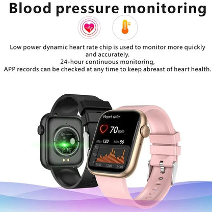 Women's Smartwatch: Full Touch Screen, Bluetooth Call, Waterproof, Sport Fitness Tracker