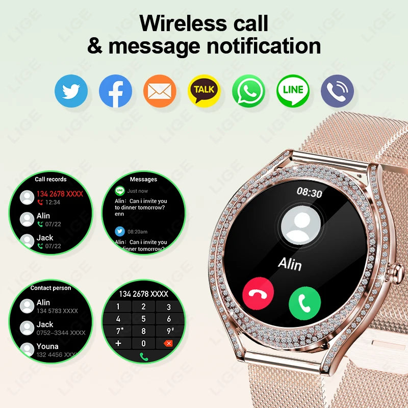 Fashion Women's Waterproof Smart Watch