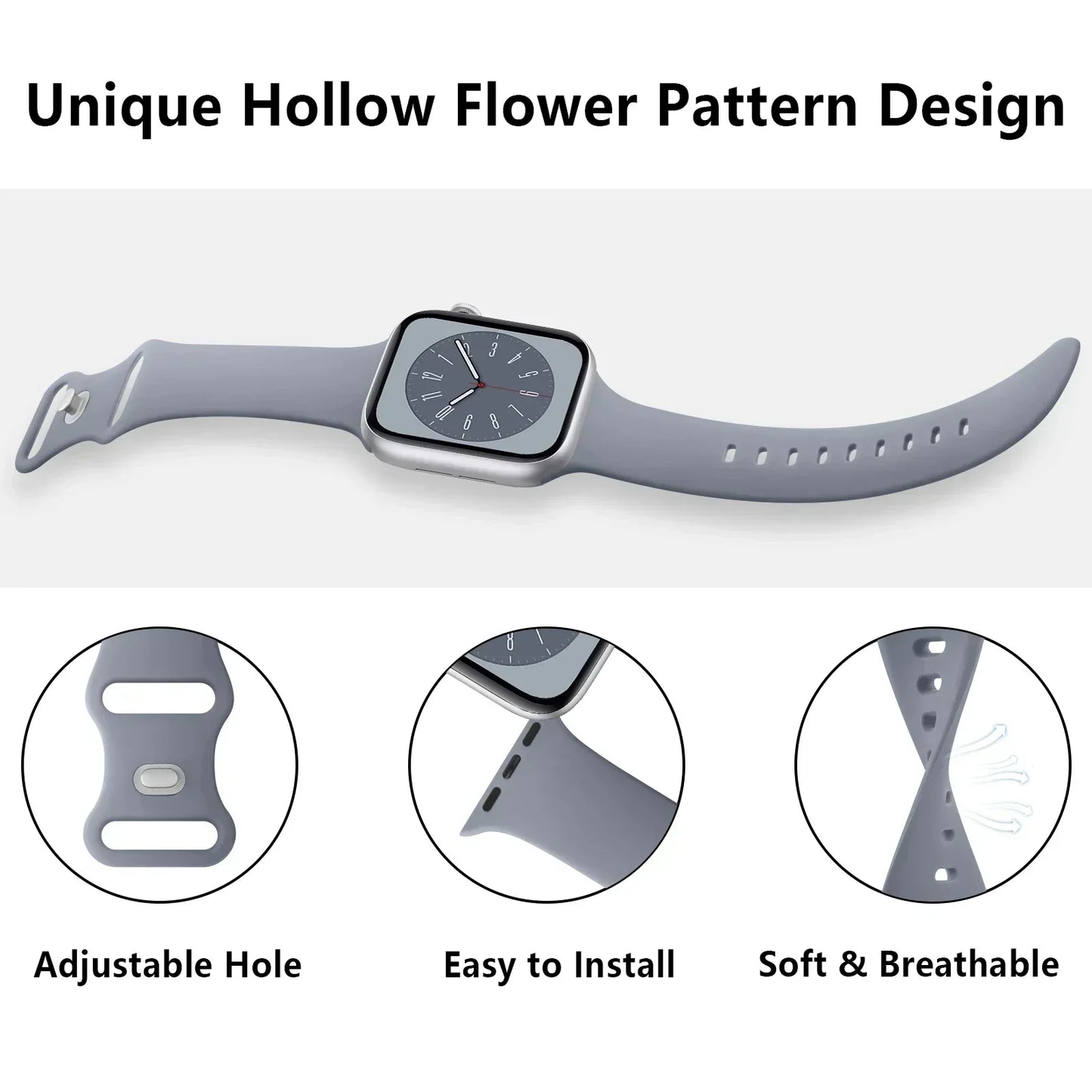 Soft Silicon Band for Apple Watch