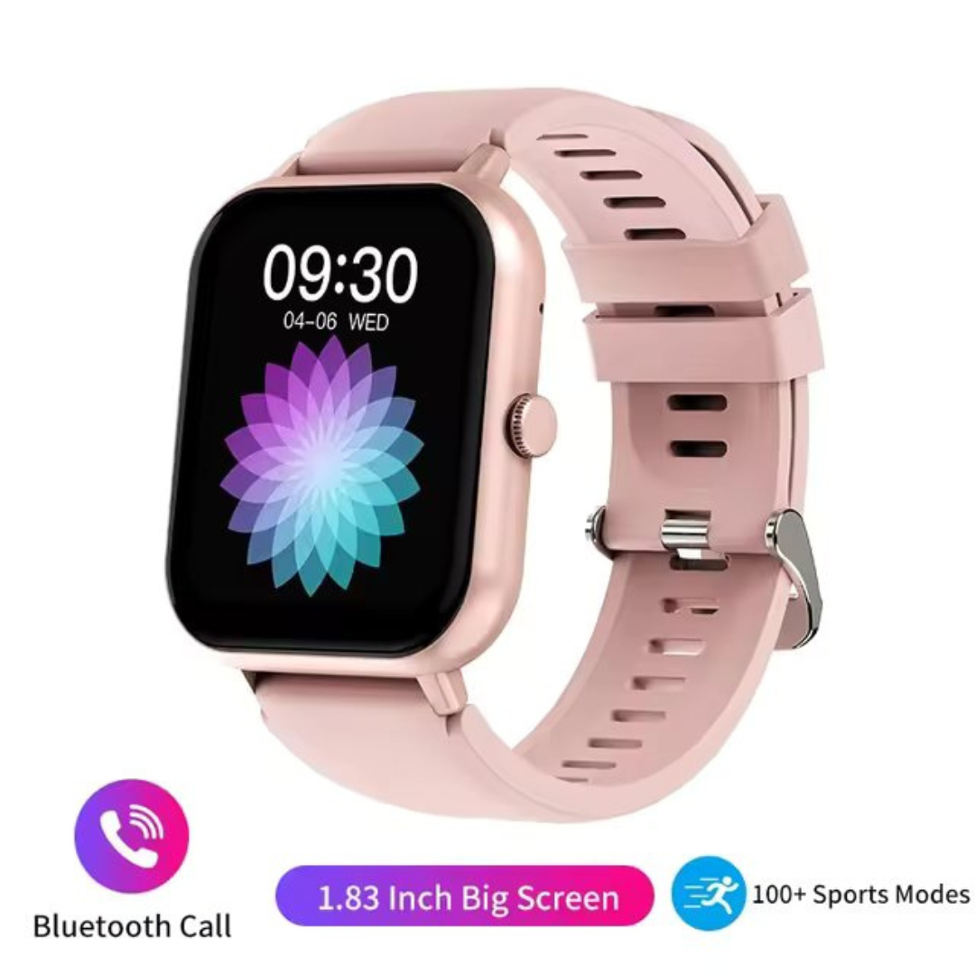 Bluetooth Call Smartwatch: Full Touch Screen, Fitness Tracker for Men & Women