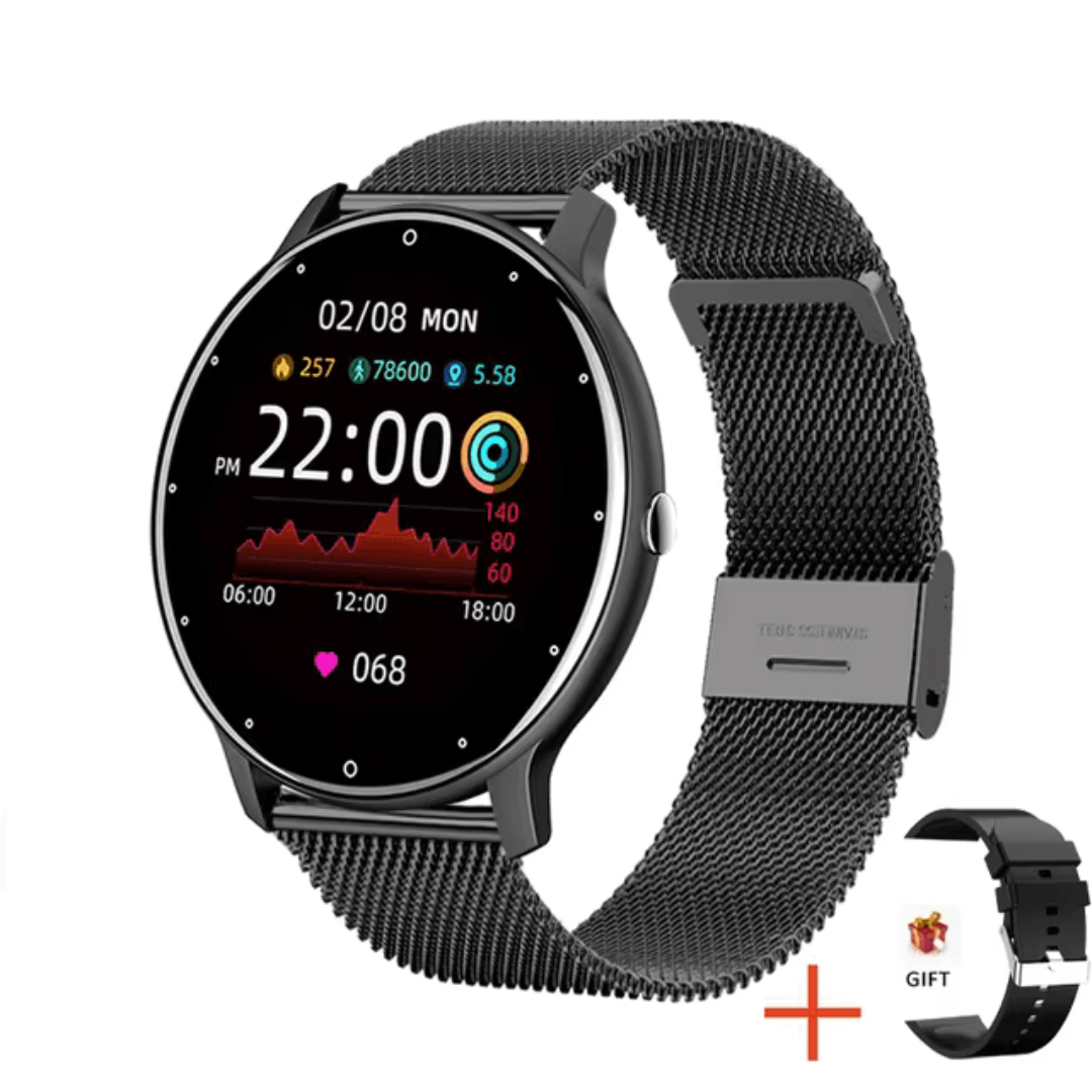 Smartwatch for Women: Full Touch Screen, Fitness Tracker for iOS and Android