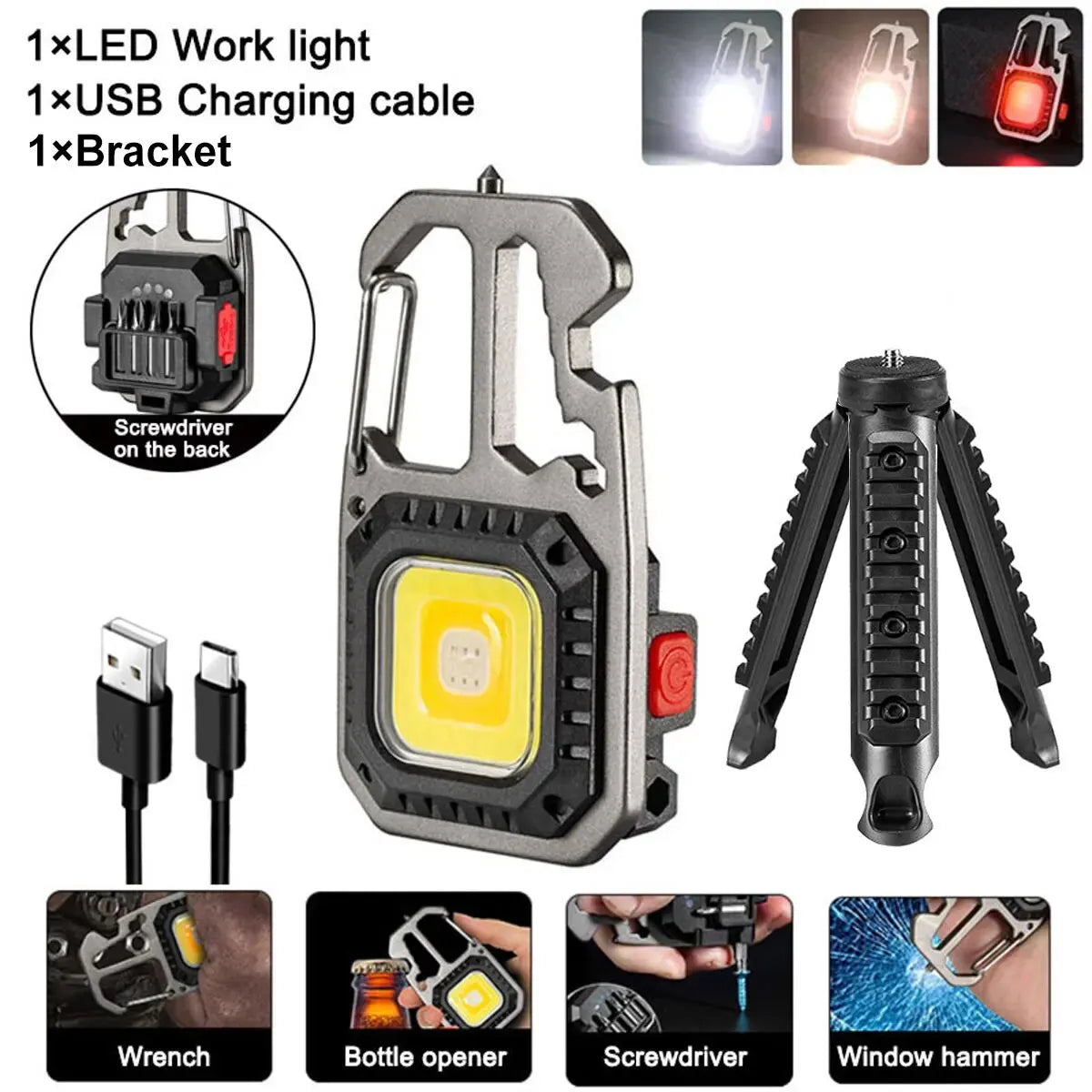 Ultra-Portable LED Keychain Light