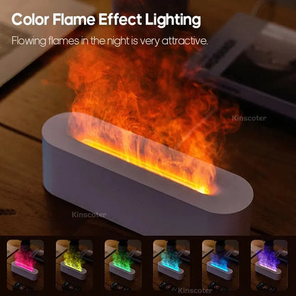 Colorful Flame Aroma Humidifier