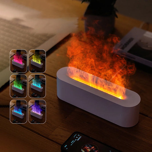 Colorful Flame Aroma Humidifier