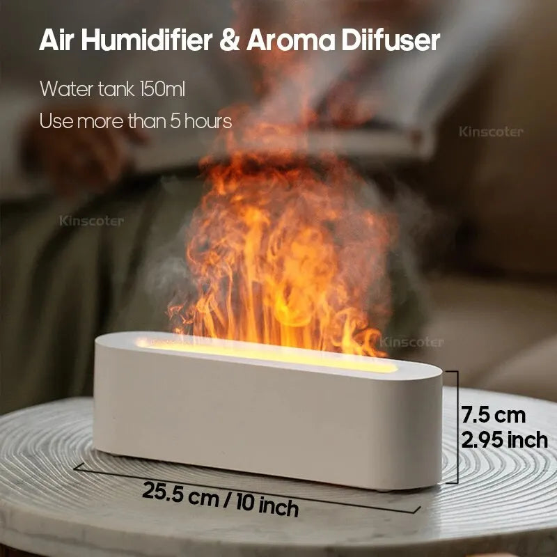 Colorful Flame Aroma Humidifier