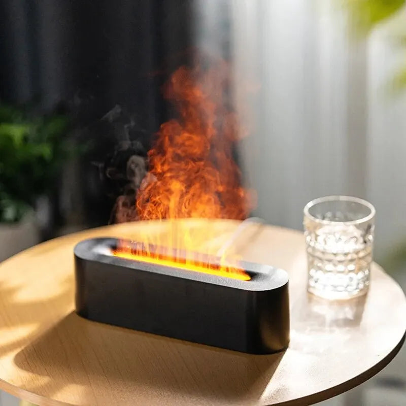 Colorful Flame Aroma Humidifier