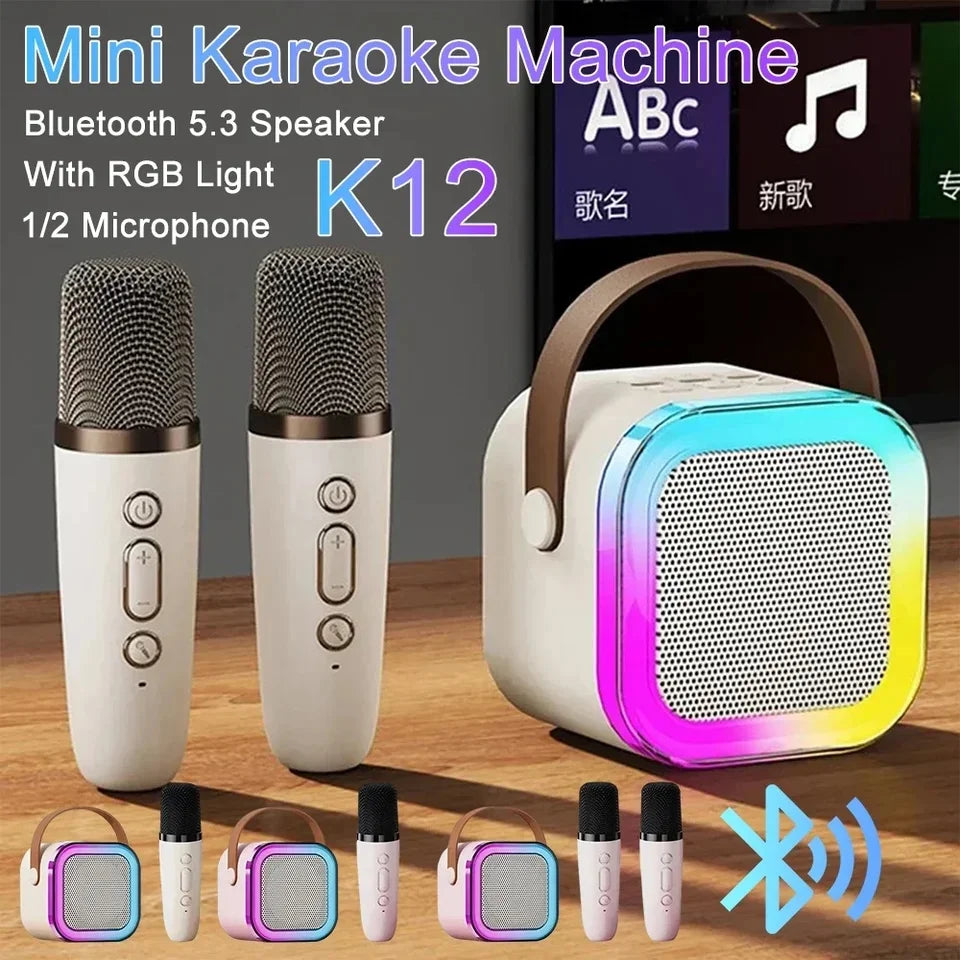 Karaoke Fun Machine with LED Lights