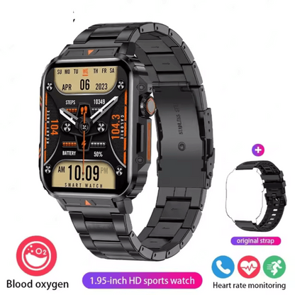 Smartwatch 1.95" Health Monitoring IP68 Waterproof Sport Fitness Watch for Men & Women