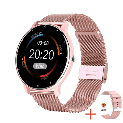 Smartwatch for Women: Full Touch Screen, Fitness Tracker for iOS and Android