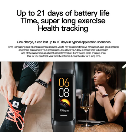 Premium Waterproof Smartwatch Fitness Tracker for Men & Women